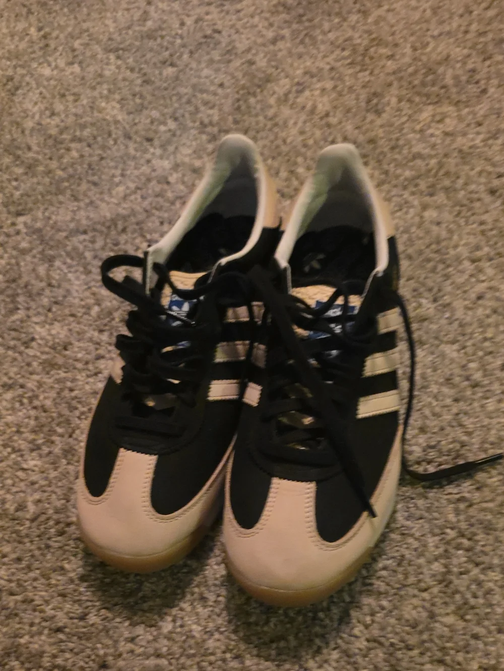 adidas SL '72 Men's Black and Beige Retro Sneaker 10.5